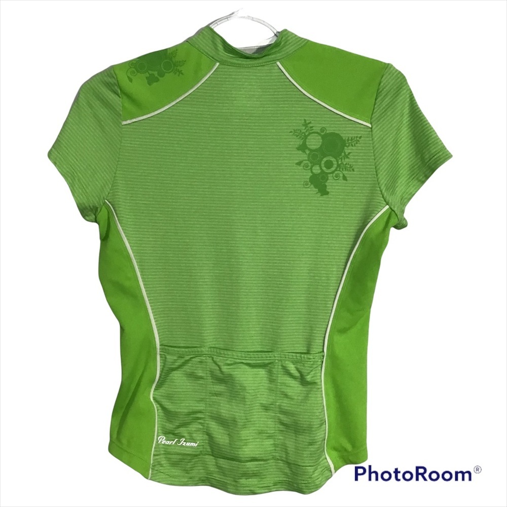 Pearl iZumi Full Zip Short Sleeve Bicycling Top size S - Picture 3 of 7